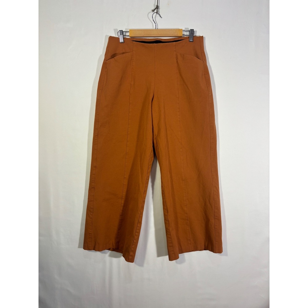 Boho Chic Old Navy Pixie Wide Leg Pants Women Large Burnt Orange